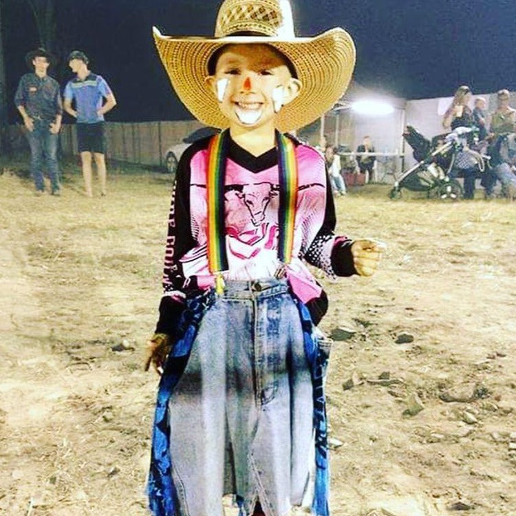 Kids Long Sleeved Pink Original Bullfighter Jersey Pure Dust